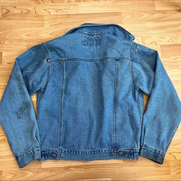 Wrangler HERO denim jean jacket mens size small - Picture 2 of 3